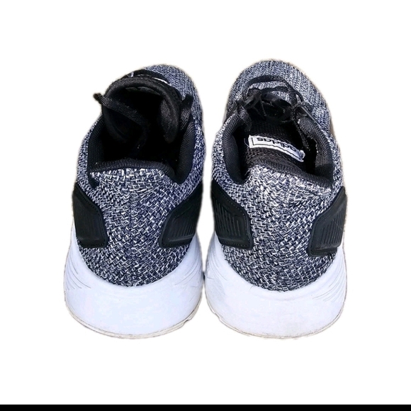 Size 12 - adidas Duramo 9 Black Mens Running Shoes Black White - Picture 3 of 8